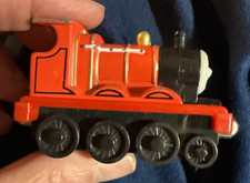 Thomas  Friends James Diecast Train - Magnetic Red - 2002 - Take Along N Play