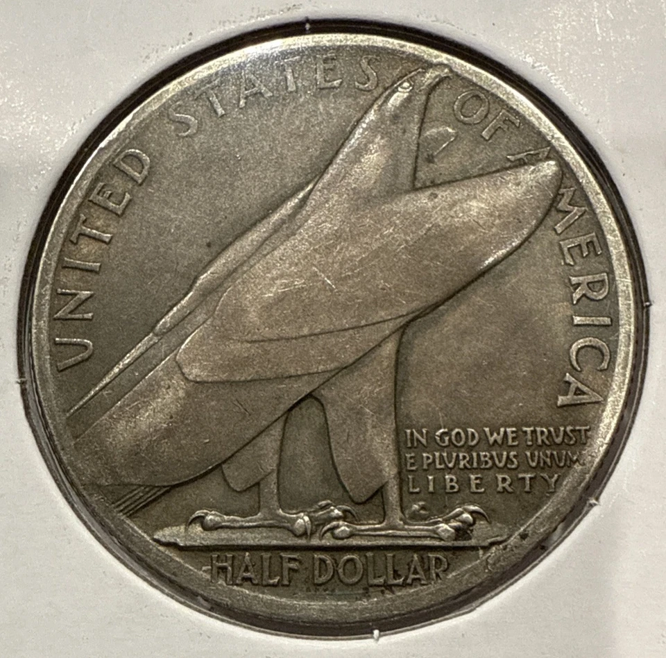 1936 Bridgeport Connecticut Commemorative Silver Half Dollar 50C Coin - Image 2 of 4