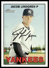 2016 Topps Heritage #139 Jacob Lindgren New York Yankees NM+