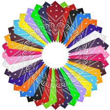 Bandana Cotton Paisley Mouth Protection Headband Head Wear Wrap Band Neck Scarf