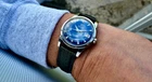 MEN'S OMEGA SEAMASTER AUTO CALENDAR 502 SUPER DARK BLUE DIAL ST/ST 1956 VINTAGE