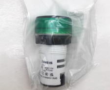 1PC NEW SIEMENS Indicator light 3SB6215-6AA40-1AA0 green 110VAC/DC #LL