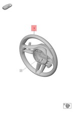 Genuine PORSCHE Multi. Sports Steering Wheel Race-Tex 9J1419091ENBI0