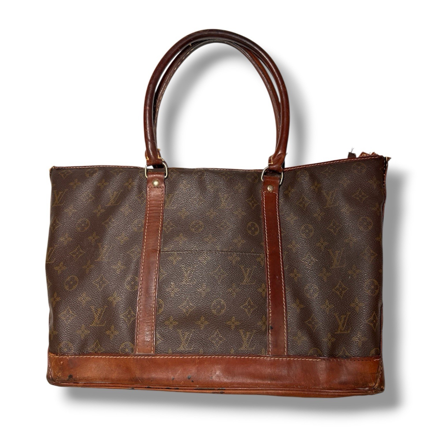 Louis Vuitton Sac Weekend Shopping Monogram tote vintage bag borsa tasche väska