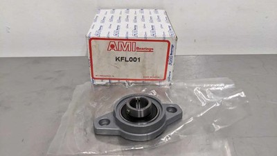 AMI Bearings KFL001 2 Bolt Flange Mount Bearing 12mm ID