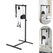 Trapeze Bar for Bed Mobility Aids, 220lbs Hospital Stand Assist Lift for Elderly