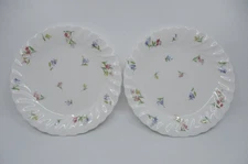 NIKKO FLORAL SHOWER - 2 BREAD & BUTTER PLATES -  6 5/8"  1202D