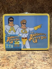 NEW Sealed Ambiguously Gay Duo Lunch Box w/ 3 Action Figures, Tin Tote Gift Set