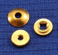 Cuckoo Clock Hand Nut and Washer Set Fits Regula NEW Brass Part 25 35 34