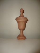 WOOD FINIAL UNFINISHED FOR BED OR FURNITURE FINIAL 89