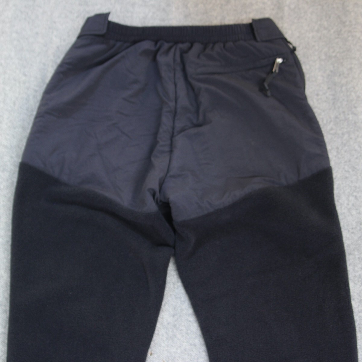 The North Face Denali Fleece Pants Mens XL Black FULL LEG SIDE ZIP