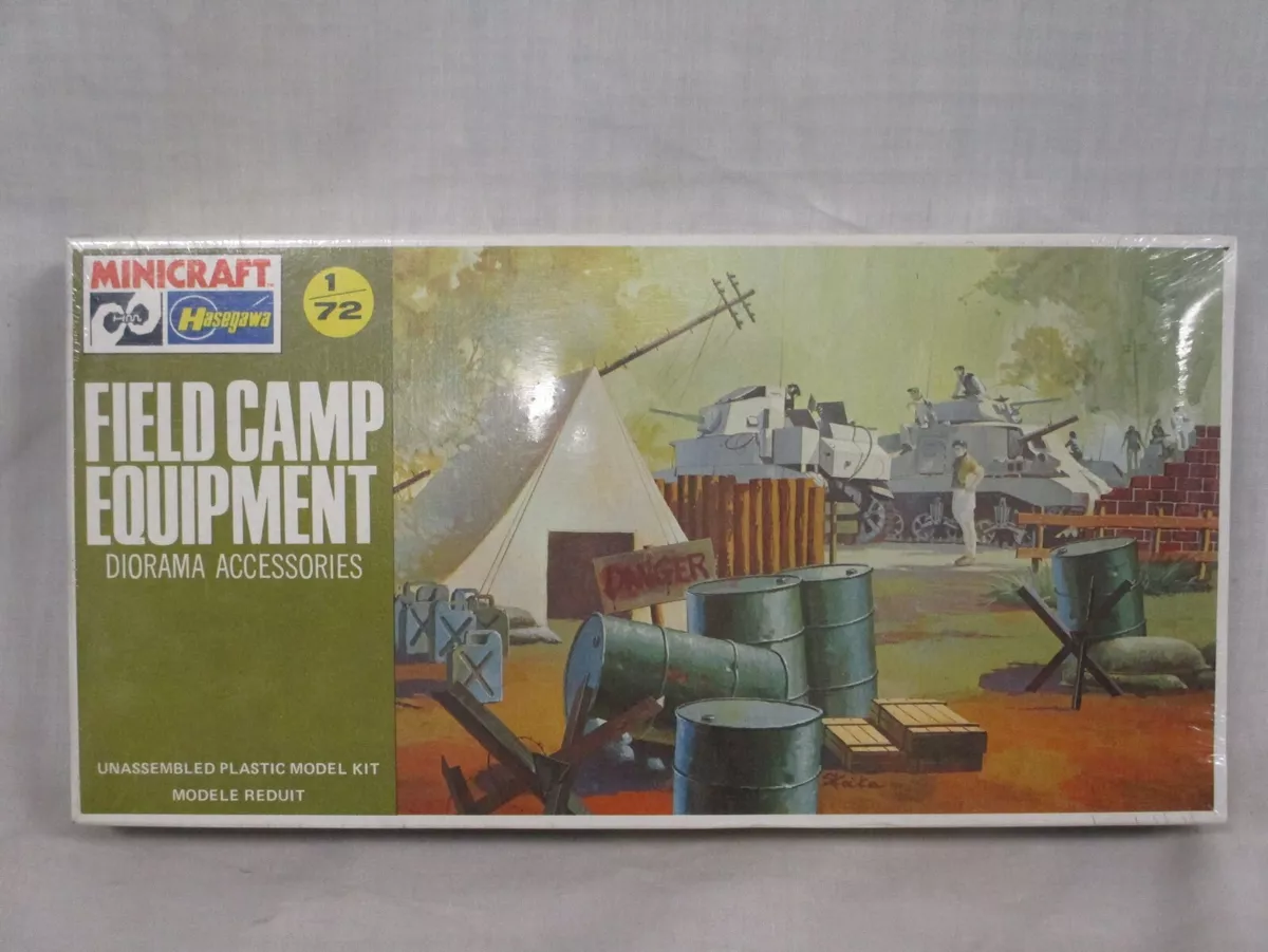 Hasegawa Mini Box 31 Field Camp Equipment 731