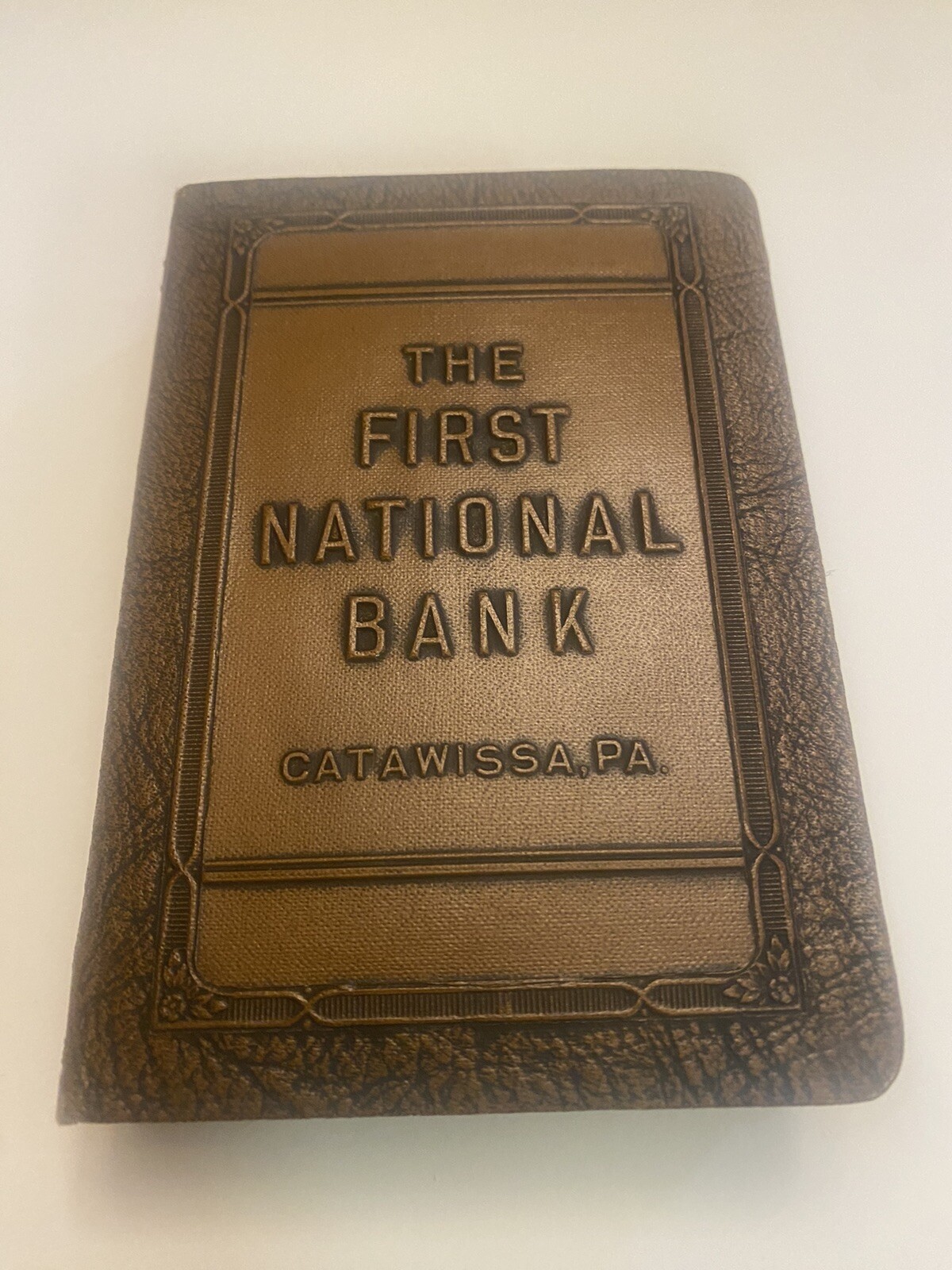 Catawissa PA coin book bank (1923 Patent) antique vintage first