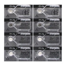 8 Energizer Silver Oxide 364 Battery 364 Watch 0 Hg Batteries