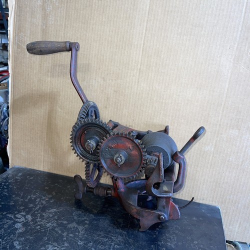 Antique McCormick Deering Sickle Grinder Hand Crank Farmhouse Decor - Picture 2 of 16