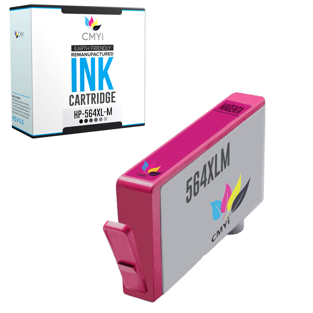 564XL Magenta Ink Cartridge for HP 564 XL Fits PhotoSmart DeskJet OfficeJet