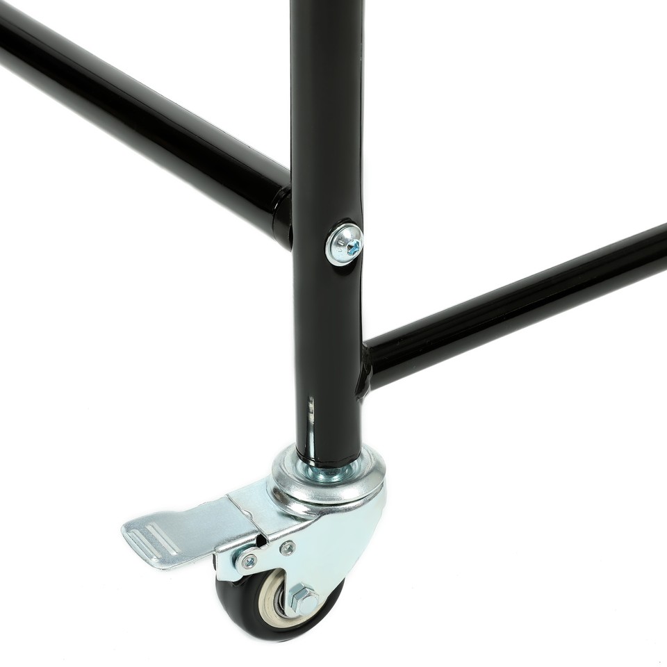 Adjustable Rolling 8 Tire Rack Garage Storage W/ Wheel For Home ...