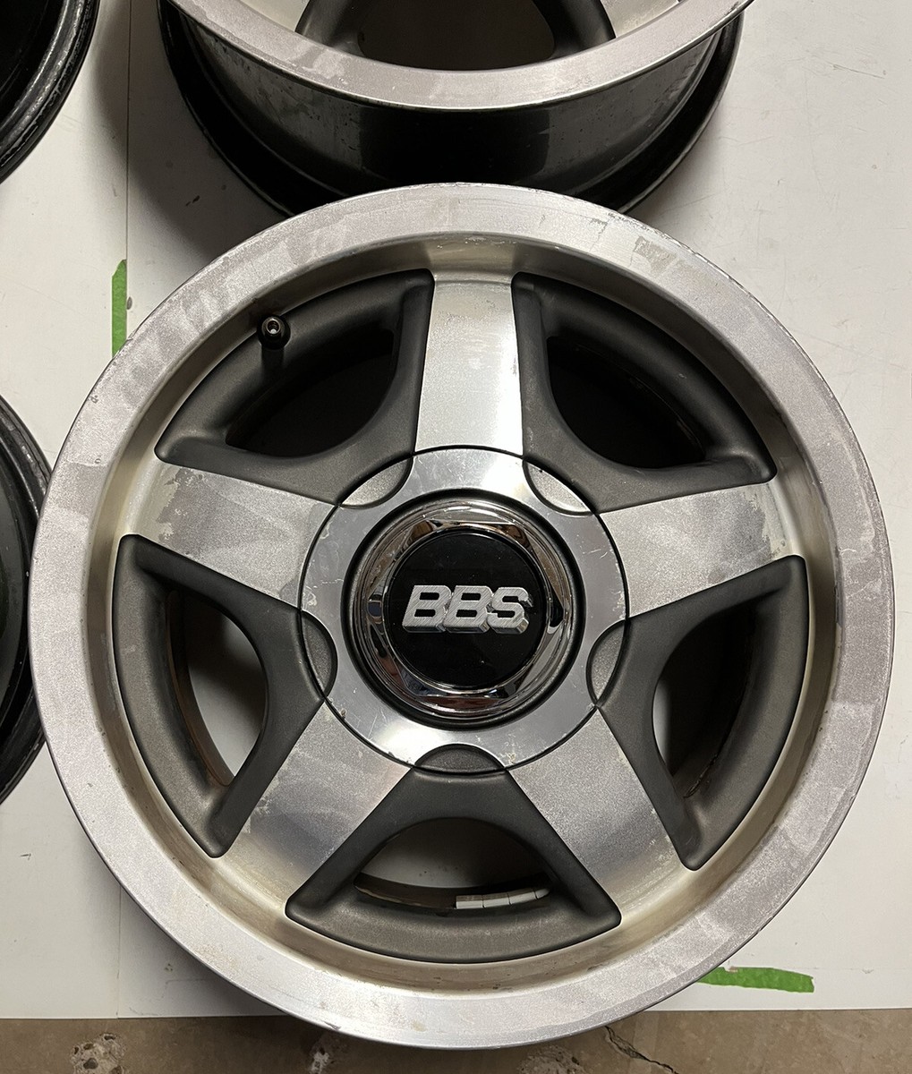 BBS RD035 14x6.5” 4x100 +35 Wheels BMW E30 Golf Mk1 Mk2 Mk3 MX5