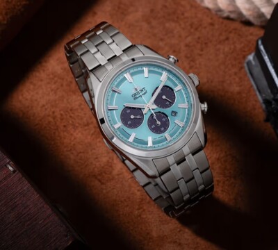 Orient RA-TX0304L10B Sky Blue Solar Power Quartz Analog