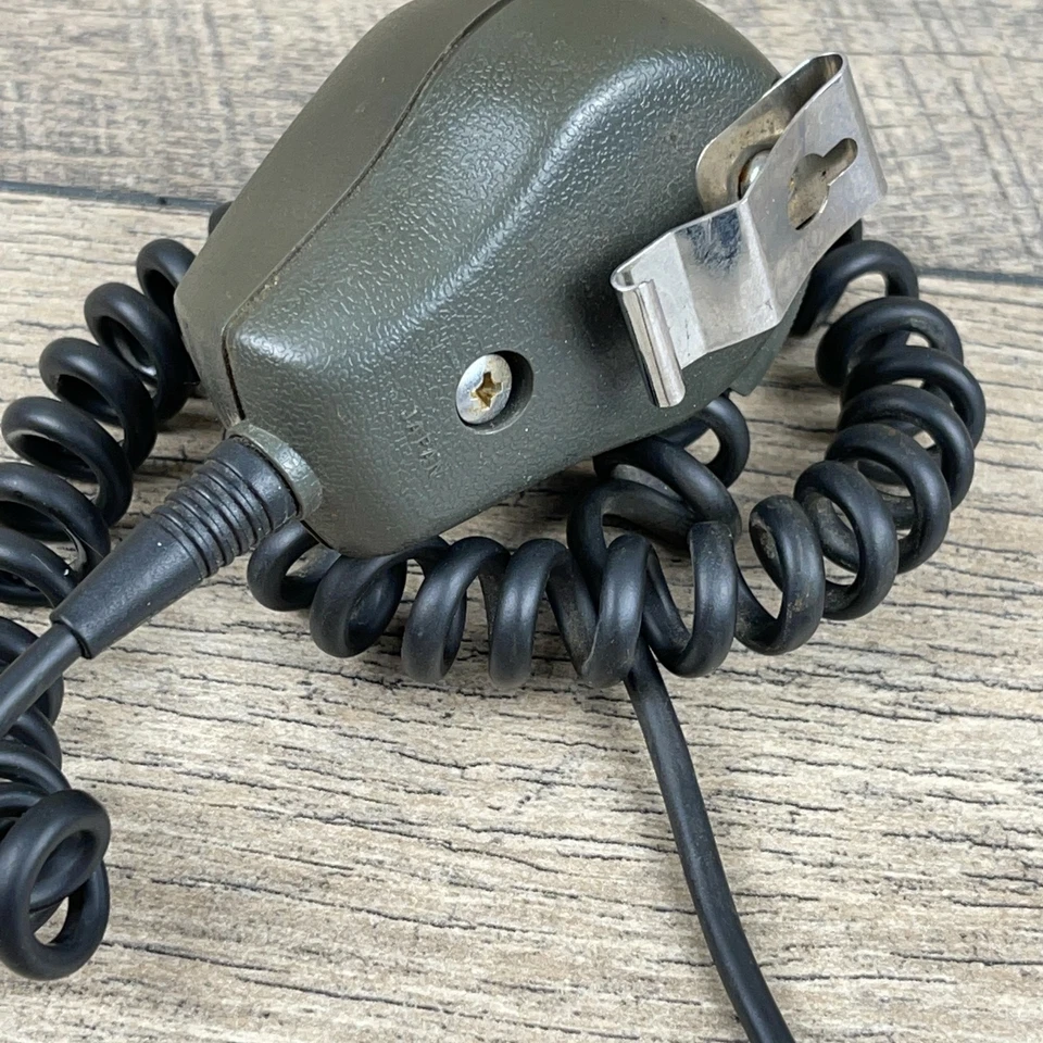 Icom Gray Handheld Microphone Talk Speaker Please see pictures and description - Image 4 of 4