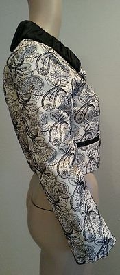 Boléro Court Brodé Nanette Lepore Taille 6 - Motif Floral Et Paisley