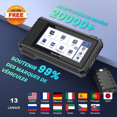 MUCAR VO6 OBD2 Diagnosegerät 28 Reset Auto Alle System Profi Fehlerauslesegerät