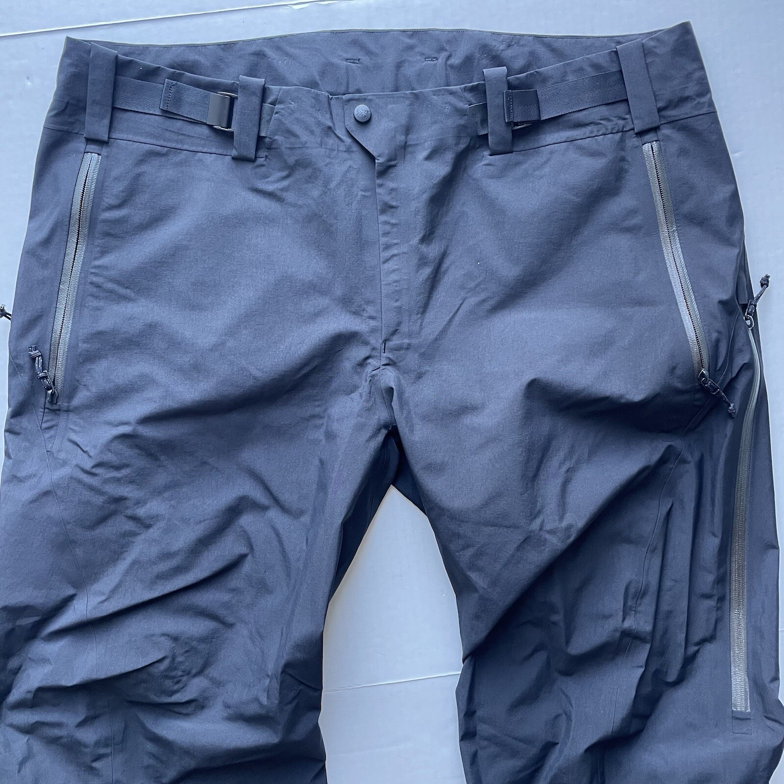 Arc'teryx Uomo Taglia 2XL GoreTex Pantaloni Pantaloni da Sci Neve Nero Leggero Nylon Shell