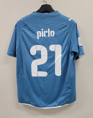 2009 ITALY Home S/S No.21 PIRLO 09 Conferderation Cup Jersey