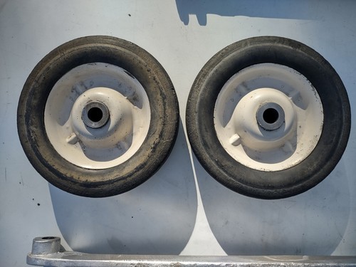 Vintage 1966 Cooper Klipper Edger Rear  wheels pair NLA OEM Good!