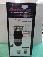 NEW Waste Maid 1/3 Hp Elite Stainless Steel Garbage Disposal 2400 Rpm Mod#1490