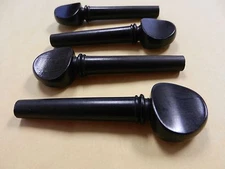 Violin Peg Set (4 pegs) 4/4 Size, Ebony, High Quality,US Seller!!!
