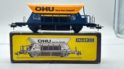 Faller H0 197 Selbstentladewagen OHU Sand Kies Edelsplitt 067 7 019-0 DB OVP