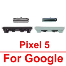 Side Button Power Volume Key Switch Replacement For Google Pixel 5 Black / Green