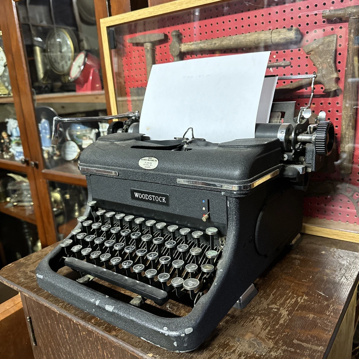 Vintage Woodstock Typewriter