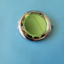 Compact Mirror with Jewell-like Cover, New/box, Great Stocking Stuffer, 3 colors