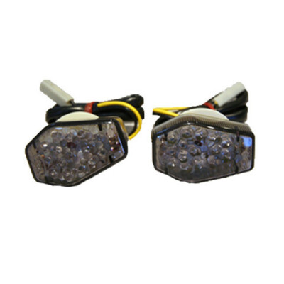 ルチア Fits 1992 Kawasaki ZX750 Ninja ZX-7R Led Fairing Marker Lights For