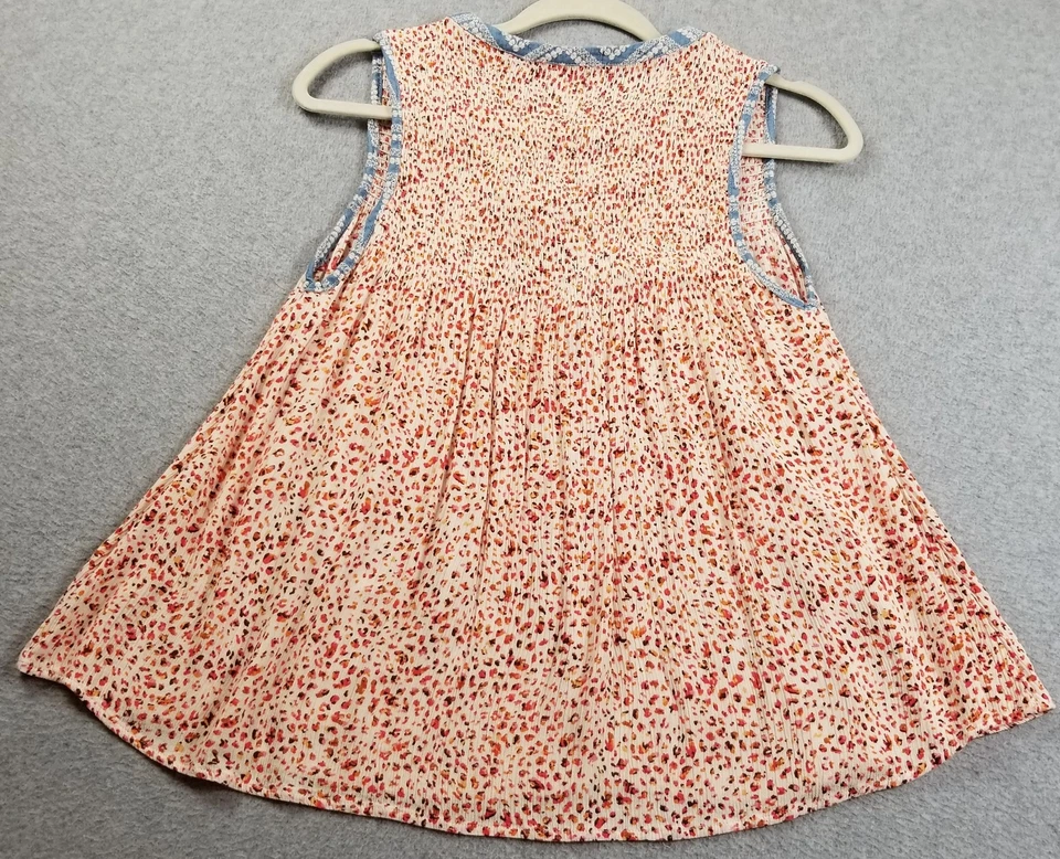 Camiseta sin mangas Impressions para mujer pequeña S multicolor abstracta sin mangas gasa Foto 3 de 4