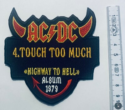 AC/DC  Patch (070) Touch too much Album 1979 ungebraucht Neu