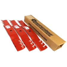 (3) Mulching Reaper Blades for Husqvarna 54" Decks 532187255 532187256