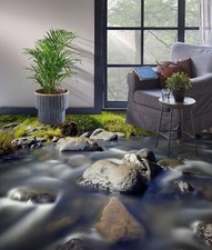3D Gray Stone N2701 Floor WallPaper Murals Floor Print Decal Romy 2024