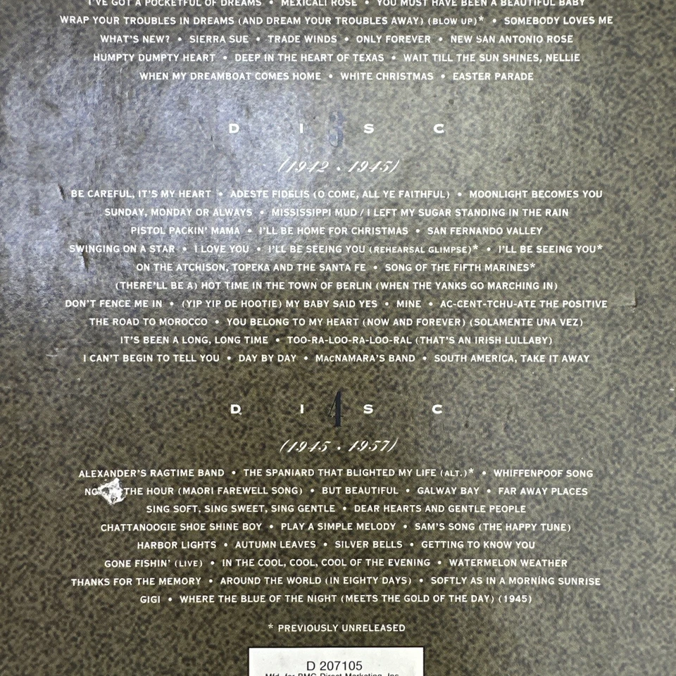 Bing Crosby His Legendary Years 1931-1957 CD Box Set Record Club Version Foto 4 de 4