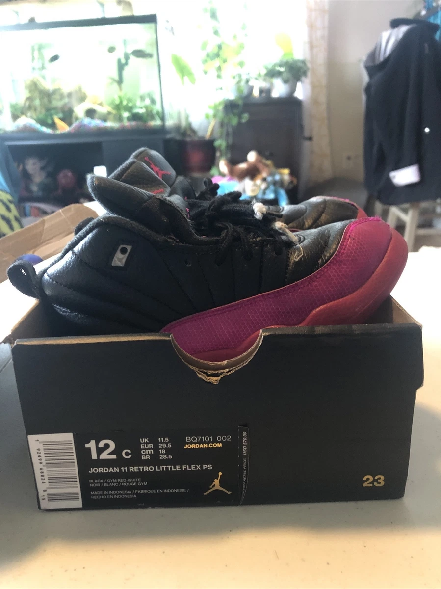 Jordan retro 11 top pink and black