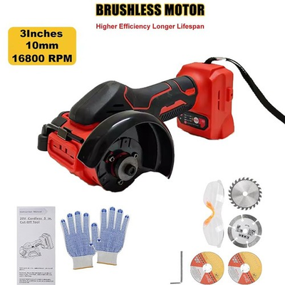 #ad Mini Cordless Circular Saw For Milwaukee 18V Battattery Brushless Wood Cutting $35.99