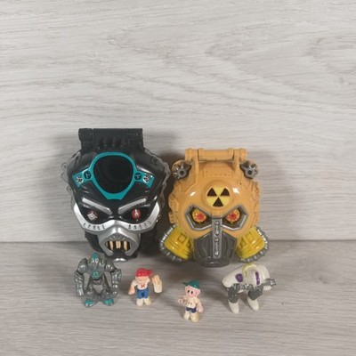 Mighty Max 2er Set Horror Heads Serie 1 1992, 1 Komplettsatz mit 4 Figuren