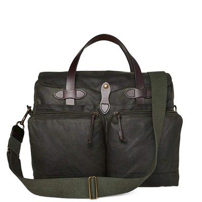 Filson 24-Hour Tin Cloth Briefcase Otter Green