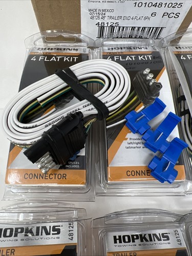 (6 Pack) Hopkins 481254 Flat Trailer Side w/3 splices (48") - Picture 4 of 8