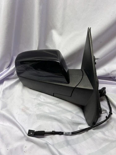 2014–2018 GMC Sierra Chevy Silverado OEM Right Passenger Mirror 1/2 Gloss Black