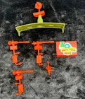 1989 TMNT Teenage Mutant Ninja Turtles Party Wagon Turtle Van Accessories LOT