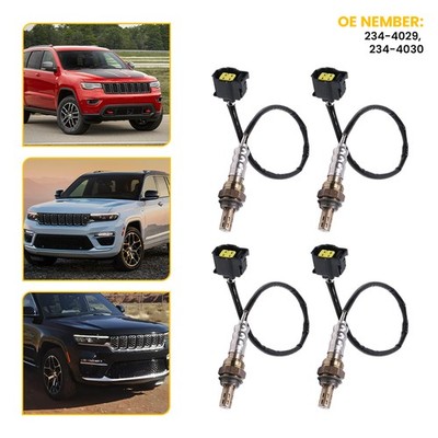 4x Upstream Downstream Oxygen O2 Sensor for 2001 2002-2022 Jeep Grand Cherokee E