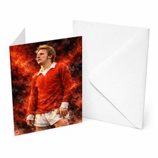 Dennis Law - Manchester United - Football Legends - A5 Greetings Cards A4 Prints